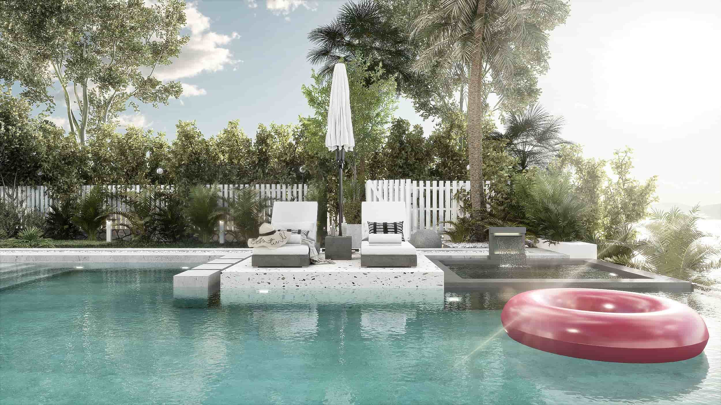 Hacienda Bay - Standalone villa lagoon view